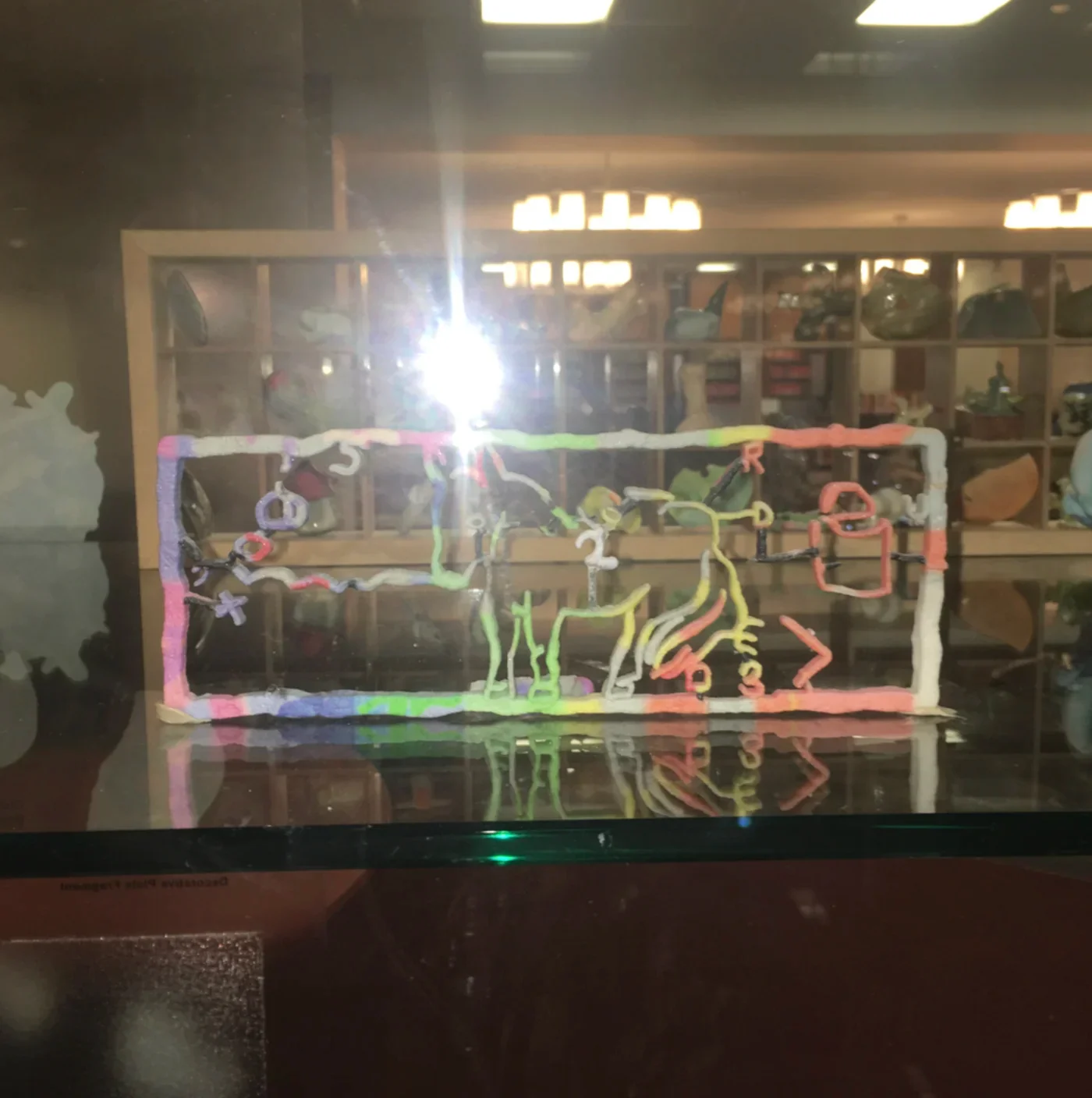 Installation view, Rockefeller Library, Brown University, second view
